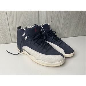 Men's 11.5 Jordan Blue Air Jordan 12 International Flight Athletic Shoes